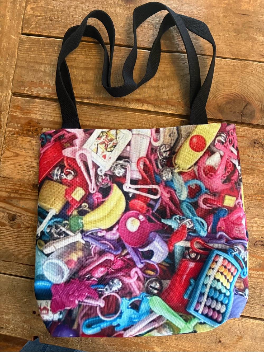 1980’s Bell Charm inspired tote bag